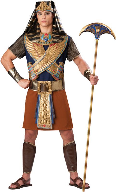 Pharaoh Ancient Egyptian Armour (500x793), Png Download