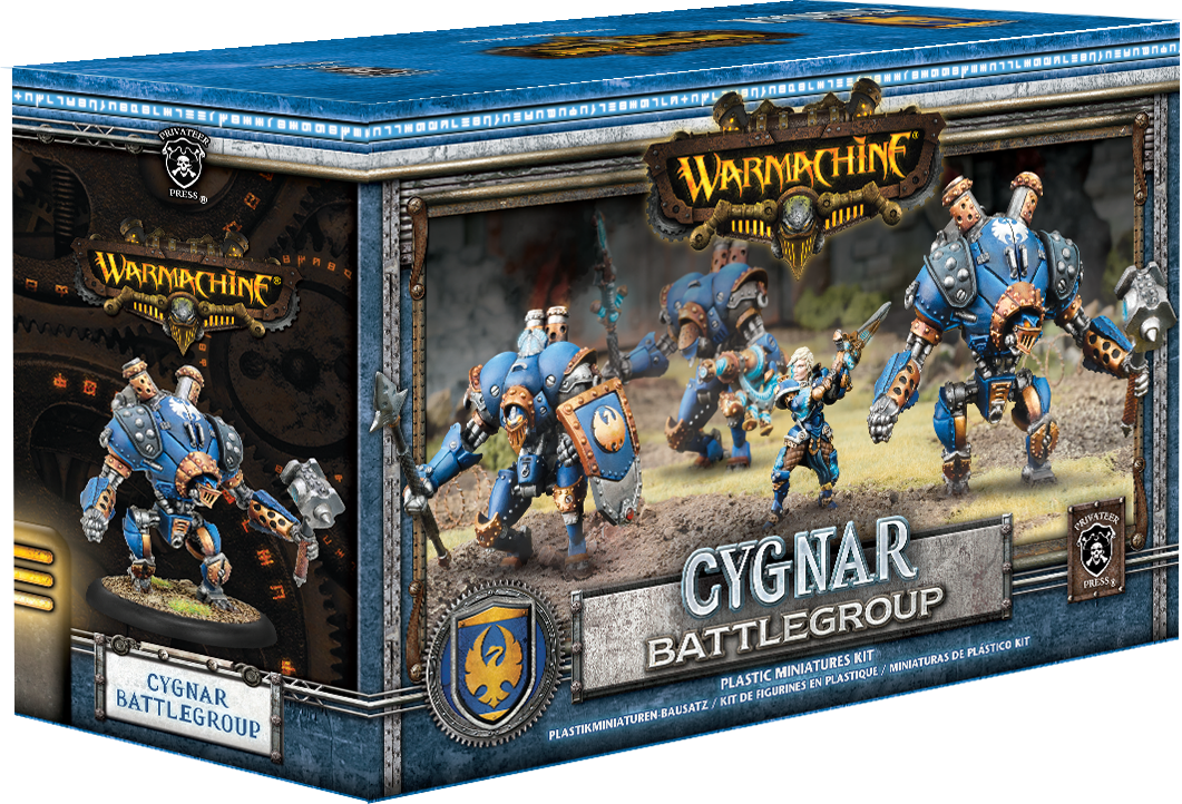 Warmachine - Cygnar - Warmachine Cygnar Starter Box (1061x722), Png Download