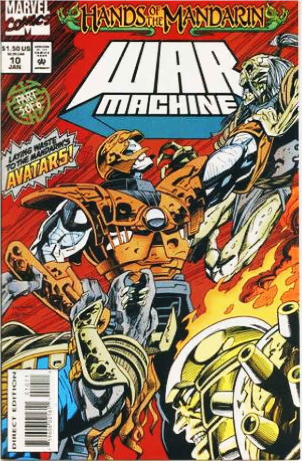 Купете Comics 1995-01 War Machine - War Machine (950x950), Png Download