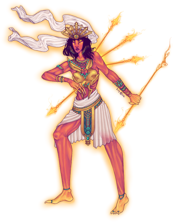 [deleted] Pharaoh Kalista Skin Concept - League Of Legends Kalista Skin Ideas (650x800), Png Download