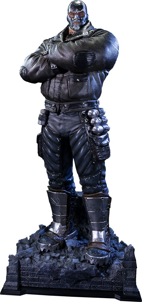 Mercenary Version Statue Https - Bane Arkham Origins Statue (480x1020), Png Download