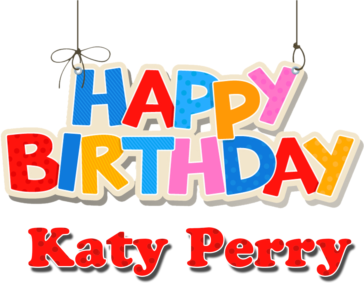 Katy Perry Clipart Birthday - Birthday (1920x1200), Png Download