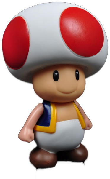 Toad Mario Bros Action Figure - Imagem Mario Bros Png (650x650), Png Download