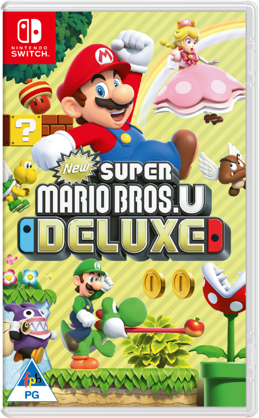 New Super Mario Bros - Super Mario Bros U Deluxe Switch (960x960), Png Download