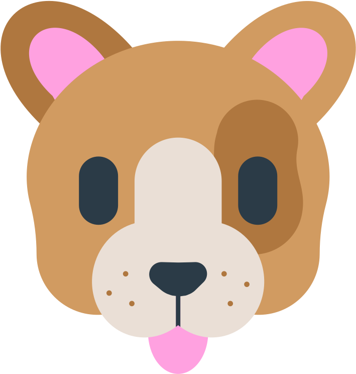 Download File Fxemoji U1f436 Svg Dog Emoticon Png Full Size Png Download Seekpng PSD Mockup Templates