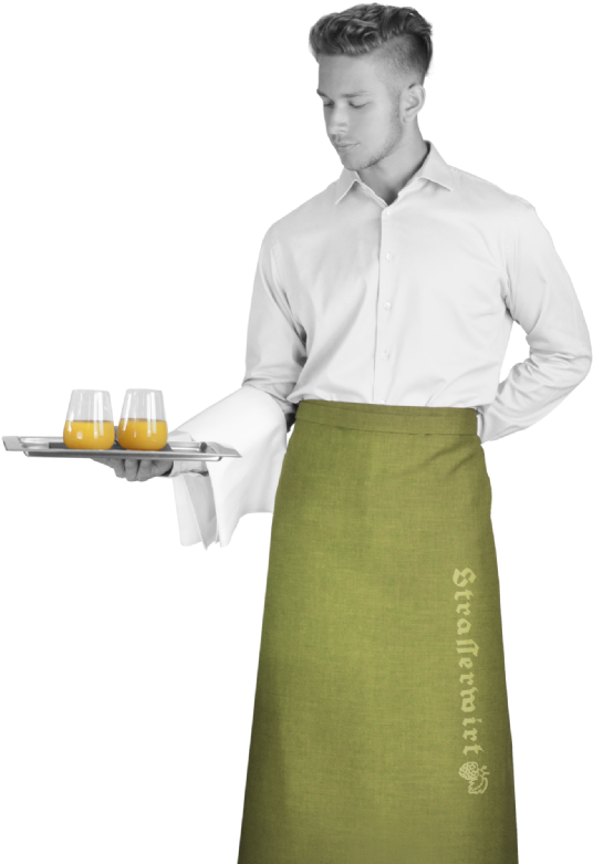 Waiter`s Apron With Branding - Formal Wear (592x800), Png Download