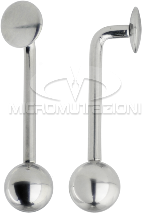 Premium Titanium Barbell Christina Piercing With Disc - Toilet (750x750), Png Download