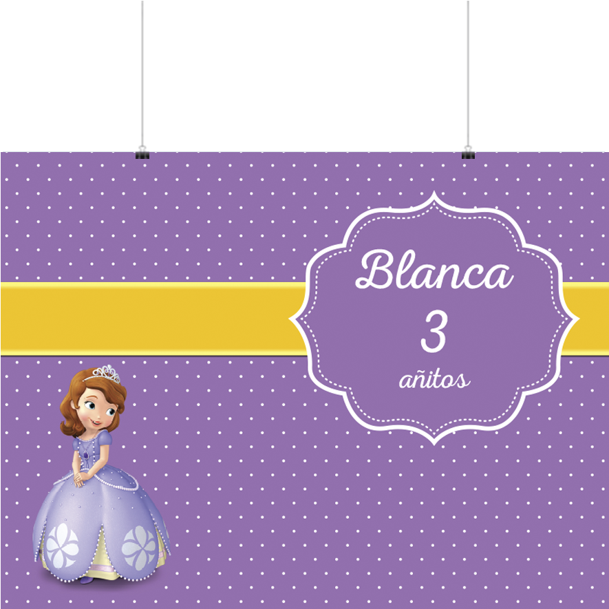 Photocall Princesa Sofia - Princesa Sofia (1024x1024), Png Download