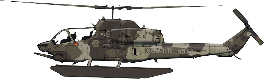 Ah-1 Cobra In Sweden - Ah 1 Cobra Png (1024x335), Png Download