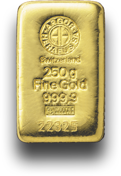 Argor Goldbar 250 G - 250 G Gold Bar (640x640), Png Download