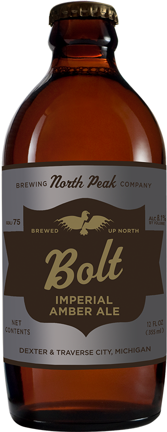 Bolt Web Bottle - Glass Bottle (858x1159), Png Download