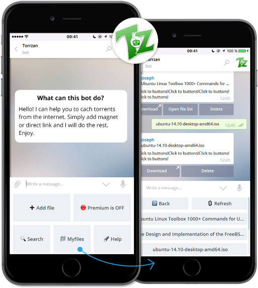 Telegram, Makes It Possible To Download Torrents With - Telegram Movie Download App (540x594), Png Download