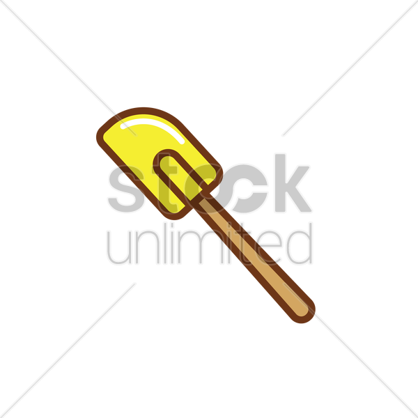 Baking Clipart Spatula - Vector Graphics (600x600), Png Download