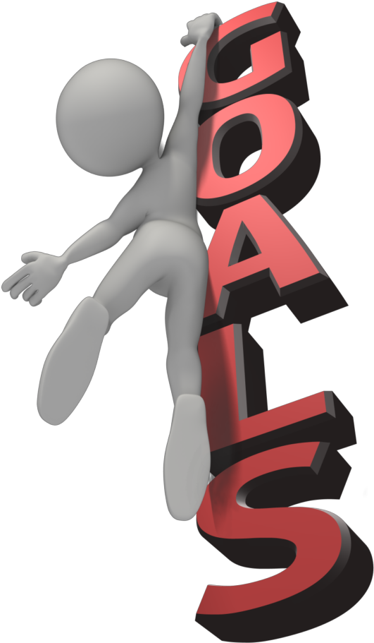 How To Teach Youth To Sell Discover The Goal - Goal Stick Figure (1000x1000), Png Download