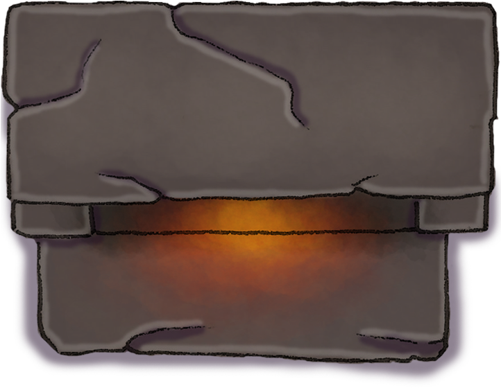 Fireplace - Wallet (721x717), Png Download
