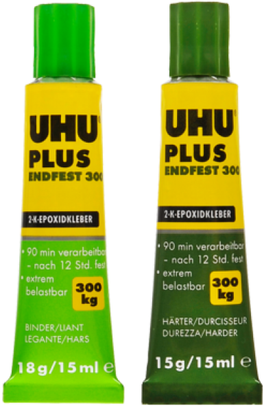 Uhu Plus Endfest 300 (600x600), Png Download