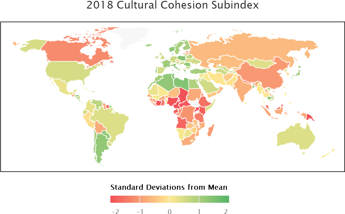 2018 Wisp Cultural Diversity - Size Of Korea Vs Canada (1200x800), Png Download