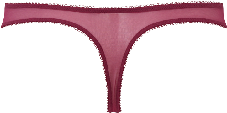 Superboost Lace Thong Ruby Product Shot Back - Thong (800x1000), Png Download