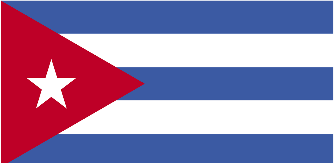 Cuba Flag With The Name (1200x630), Png Download