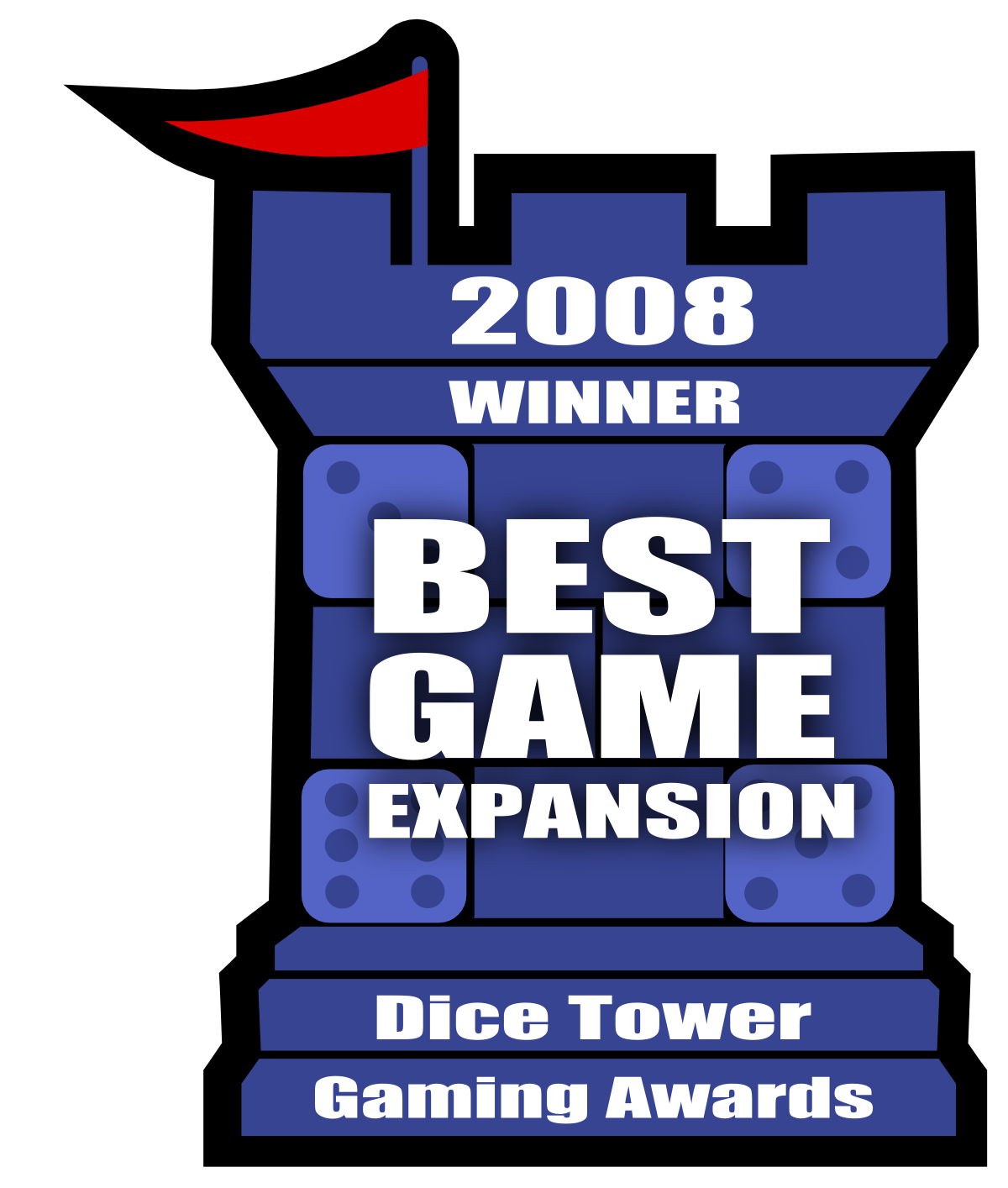 2008 Best Game Expansion - Dice Tower Logo (1200x1414), Png Download