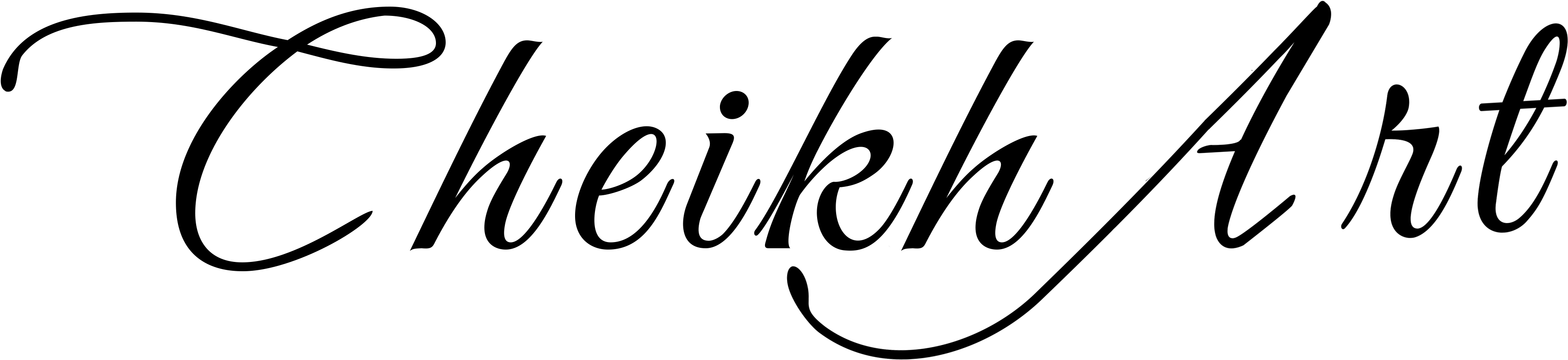Cheikhart Art And Design - Calligraphy (3696x1095), Png Download