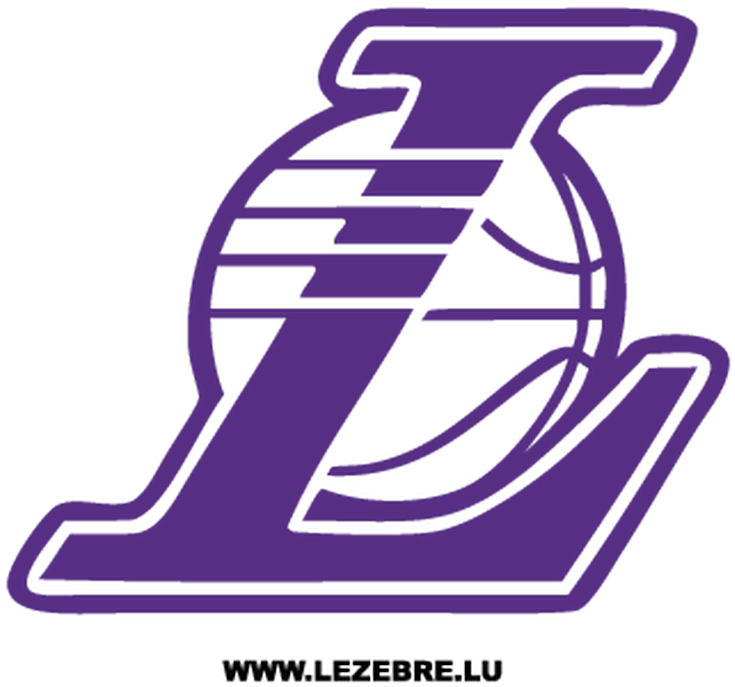 List Of Synonyms And Antonyms The Word Lakers Logo - Black And White Lakers Logo (800x800), Png Download