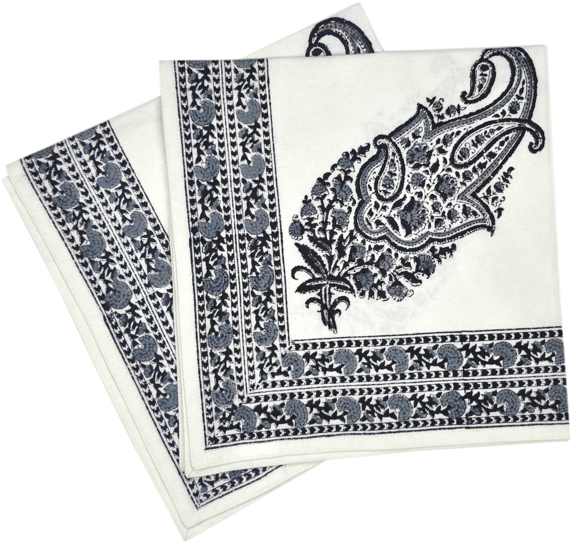 Napkin Paisley Black - Paisley (2000x2000), Png Download