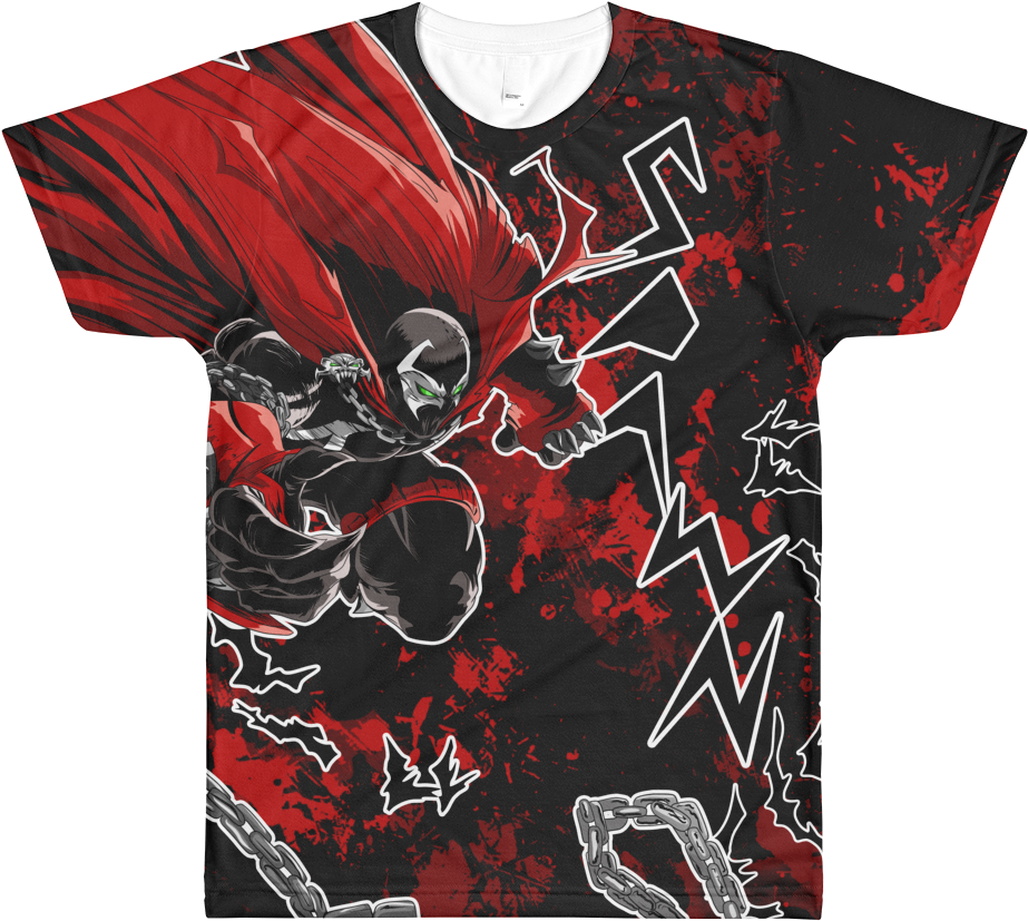 Spawn Cut & Sew T-shirt - Spawn Shirt (1000x1000), Png Download