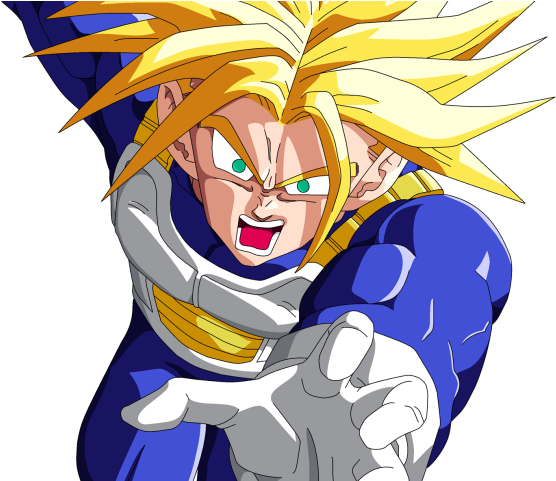 Dragon Ball Clipart Kamehameha - Future Trunks Png Dbz (640x480), Png Download