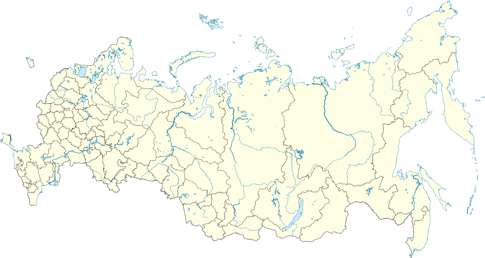 Russia - Gta Soviet Union Map (1852x992), Png Download