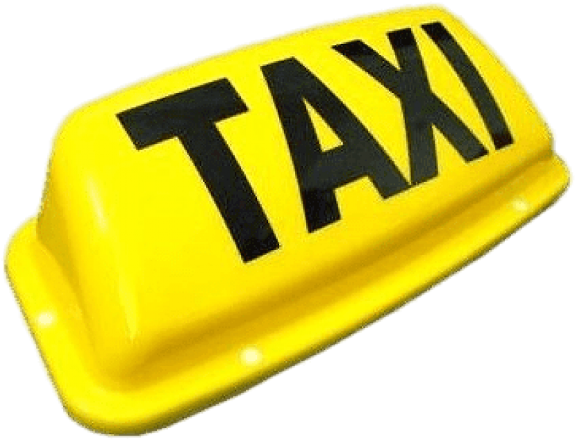 Free Png Download Taxi Sign Png Images Background Png - Taxi Sign (851x665), Png Download