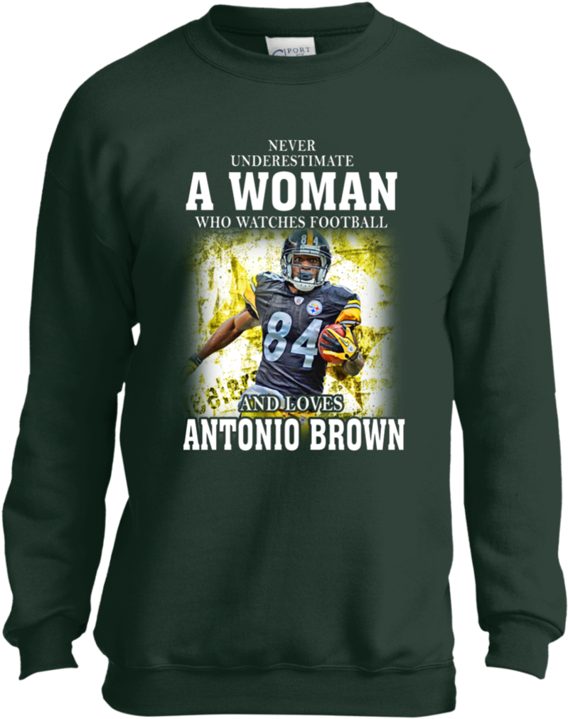 Watches Football And Loves Antonio Brown - 100th Day Of School Teacher Shirt (1024x1024), Png Download
