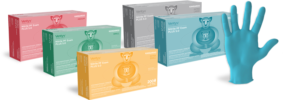 Ventyvtm Nitrile Powder-free Plus - Sri Trang Usa Nitrile Gloves (952x549), Png Download