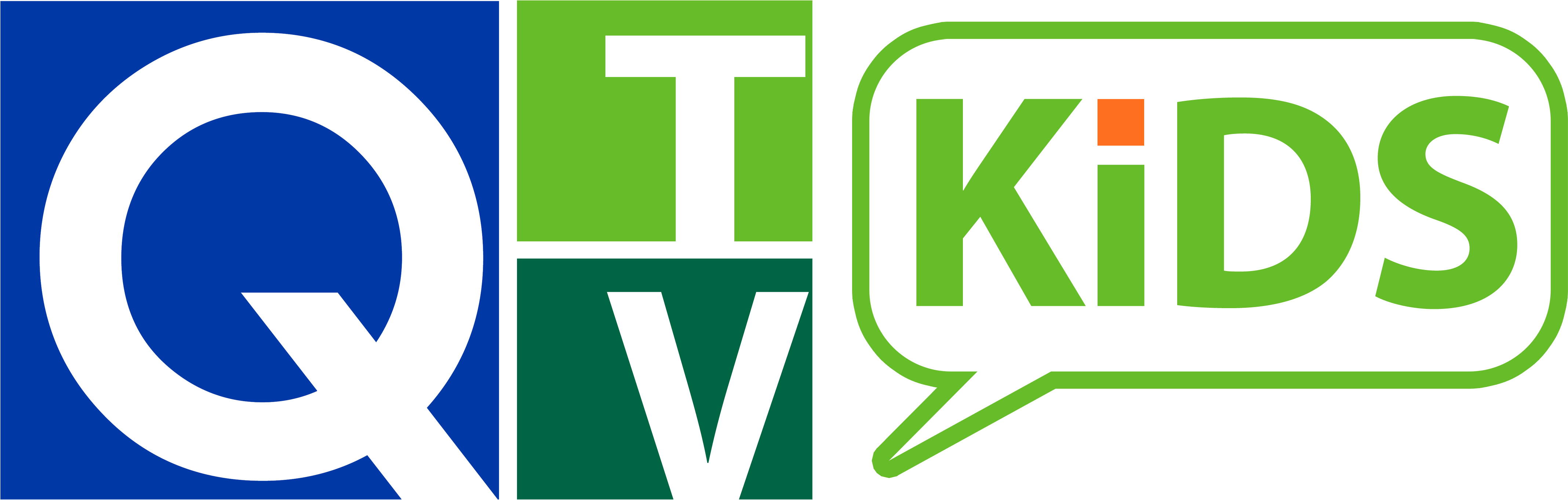 Q-tv Kids Logo Without Delta College Name - Graphic Design (4332x1386), Png Download
