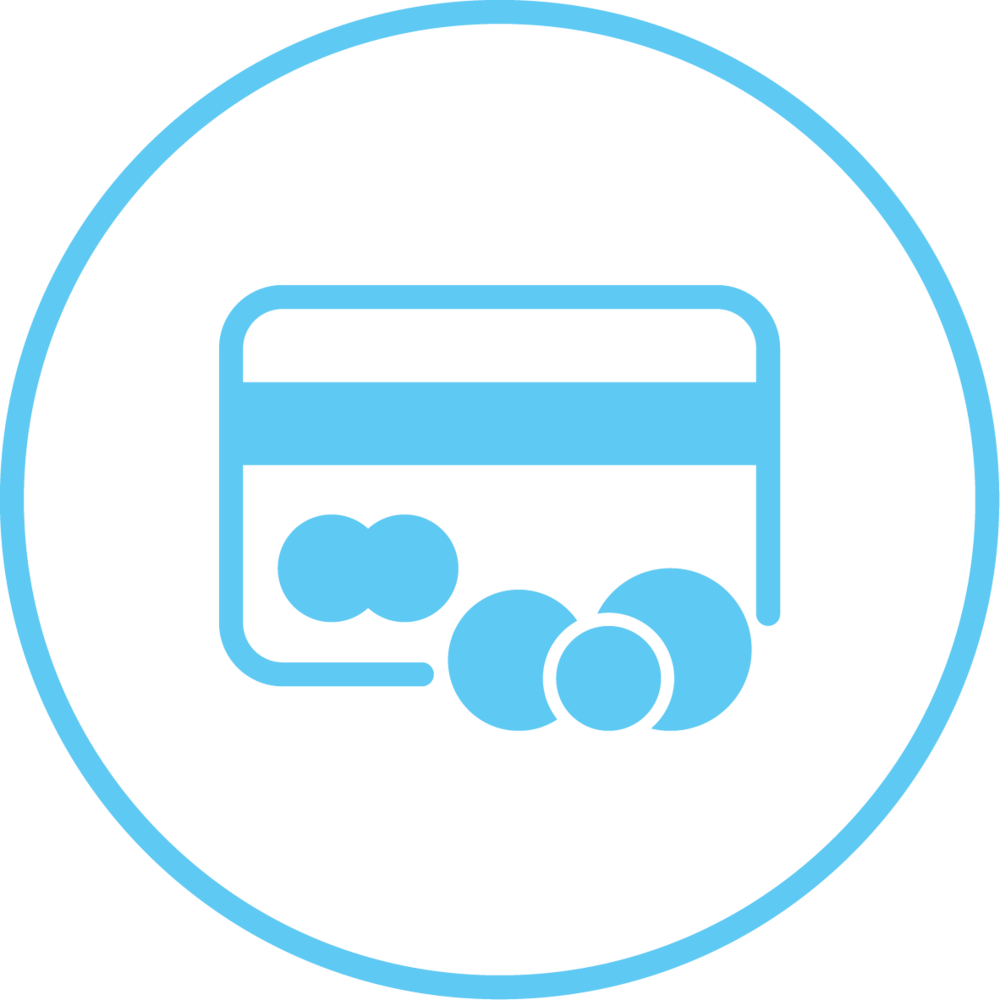 Conen Blue Payments - Circle (1000x1000), Png Download