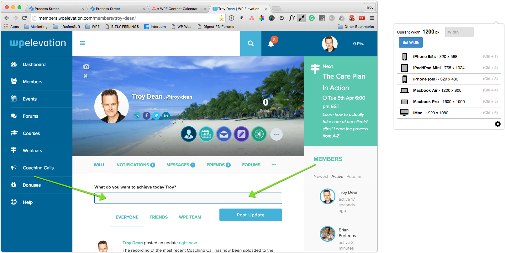 This Is Where To Post The Message In The Members Website - Beautiful Beach (1611x808), Png Download