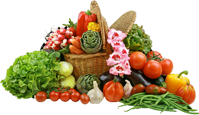 Knew More - Transparent Fruits And Vegetables Png (786x477), Png Download