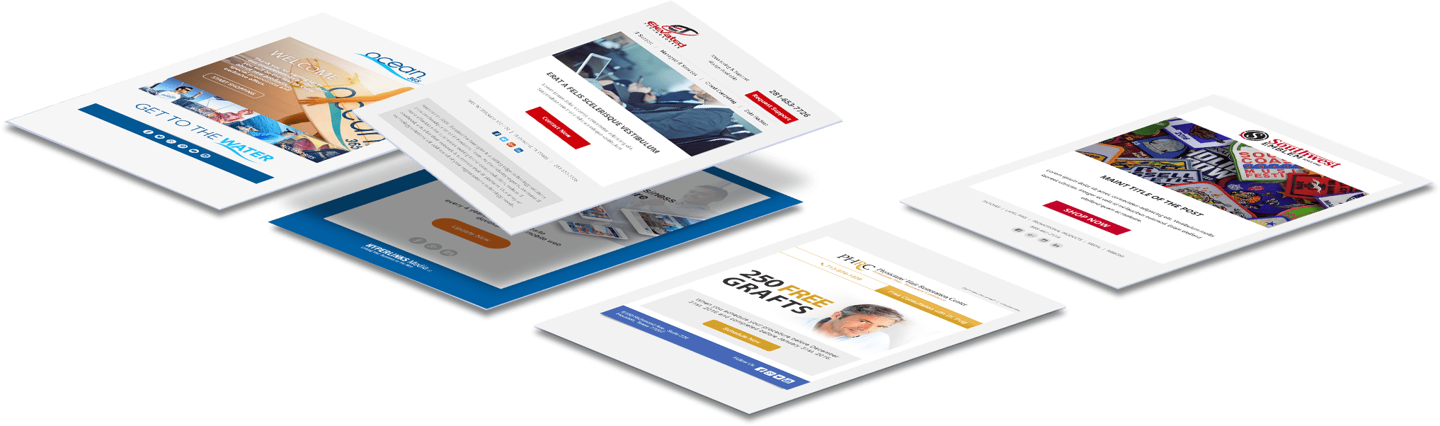 Email Marketing - Brochure (2034x602), Png Download