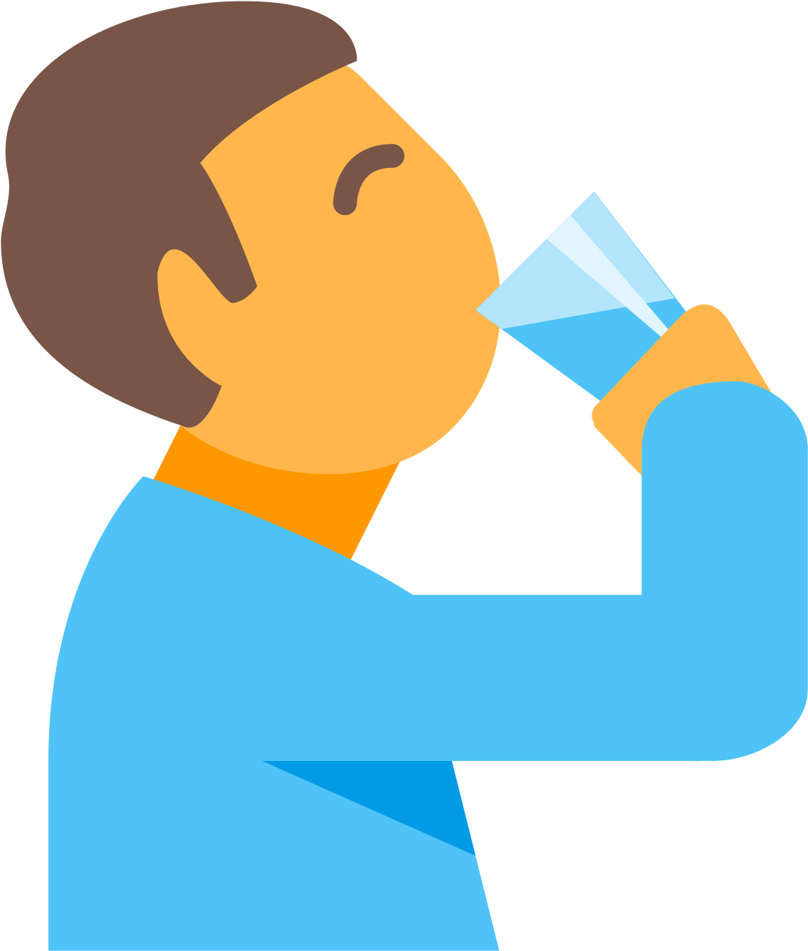 Drinks Clipart Drinking Water - Drinking Water Clipart Png (1600x1600), Png Download