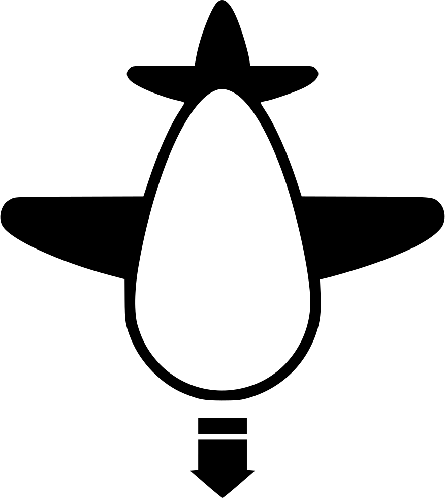 Airport Arrival Flight Landing Aeroplane Comments - Cartoon (876x980), Png Download