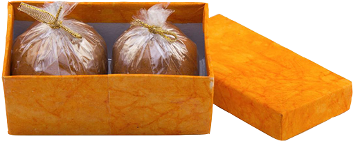 2 Ladoo Box Pack - Candy Pumpkin (600x600), Png Download