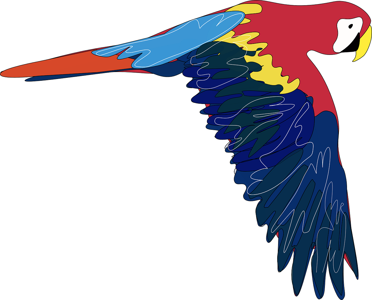 Parrot Clip Art (1280x1033), Png Download
