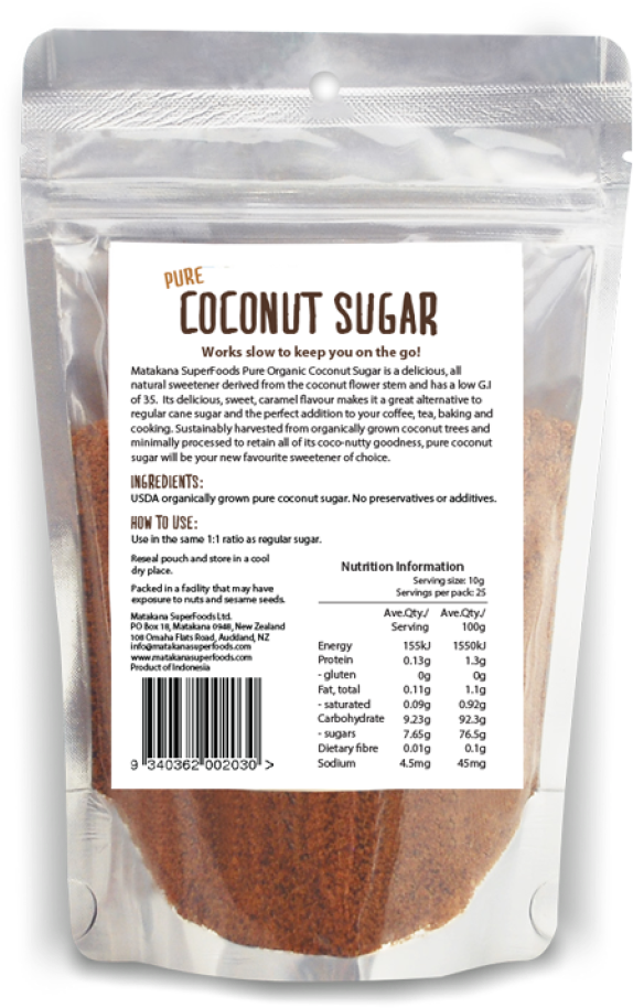Pure Organic Coconut Sugar - Bratwurst (1024x1024), Png Download