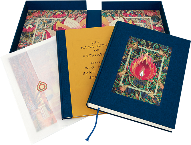 The Solander Presentation Box Covered In Blue Cloth - Kamasutra Folio Society (700x700), Png Download
