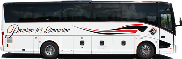 40 Passenger Motorcoach - Premiere 1 Limousine Buses (725x483), Png Download