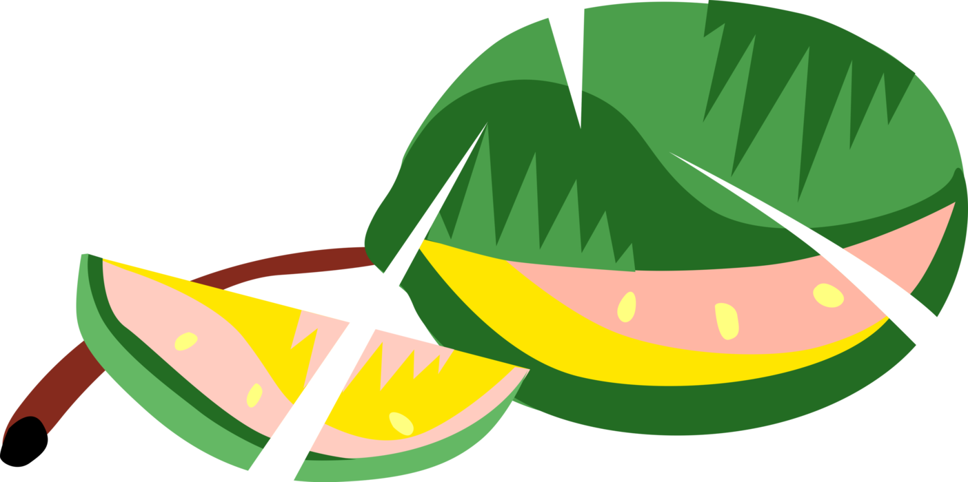 Vector Illustration Of Mango Juicy Stone Edible Fruit (1404x700), Png Download