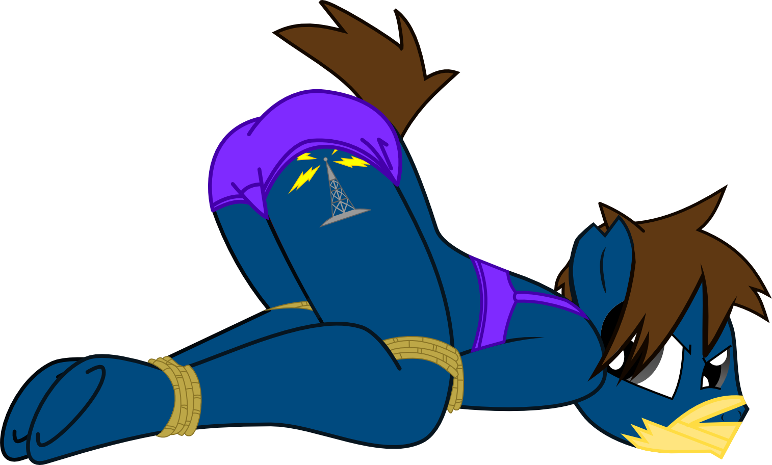 Adammilk, Bondage, Gag, Male, Oc, Oc Only, Oc - Cartoon (1514x912), Png Download