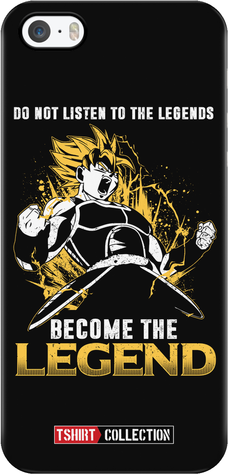 Super Saiyan Bardock Become The Legend Iphone Case - Bardock Phone Case (1024x1024), Png Download