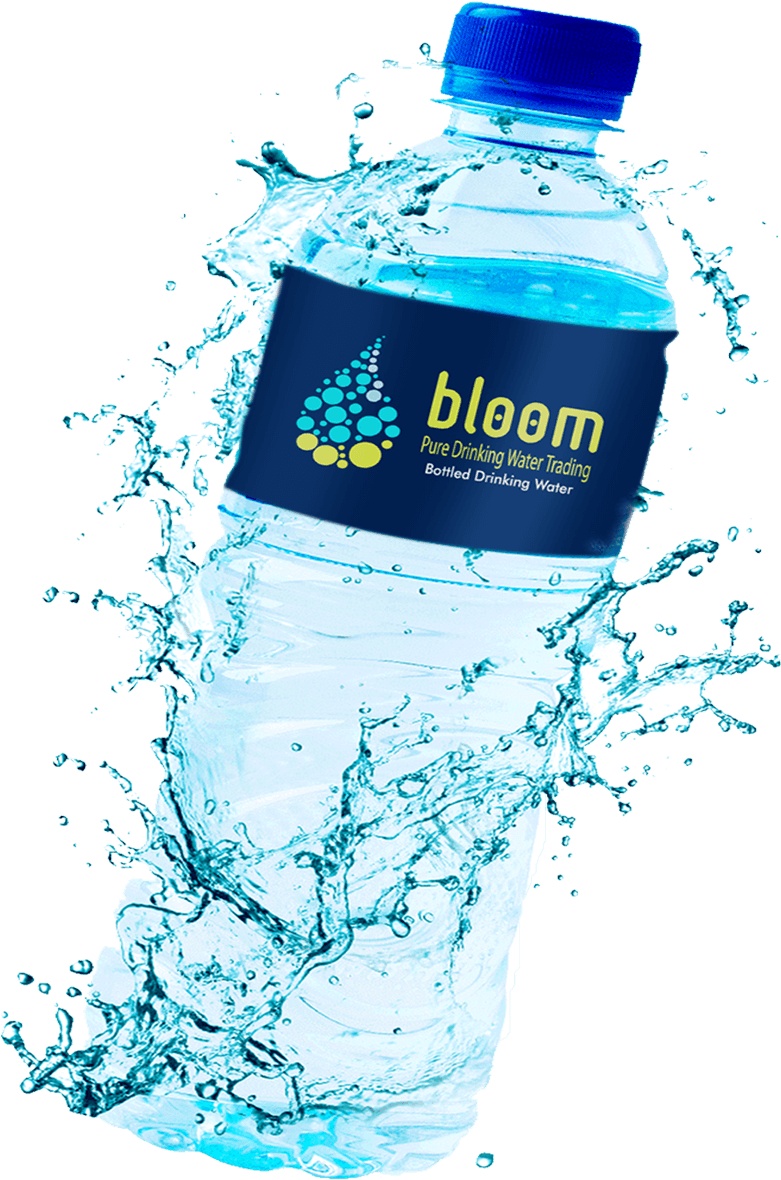 Bloom Drinking Water " - Plastic Bottle (1000x1290), Png Download