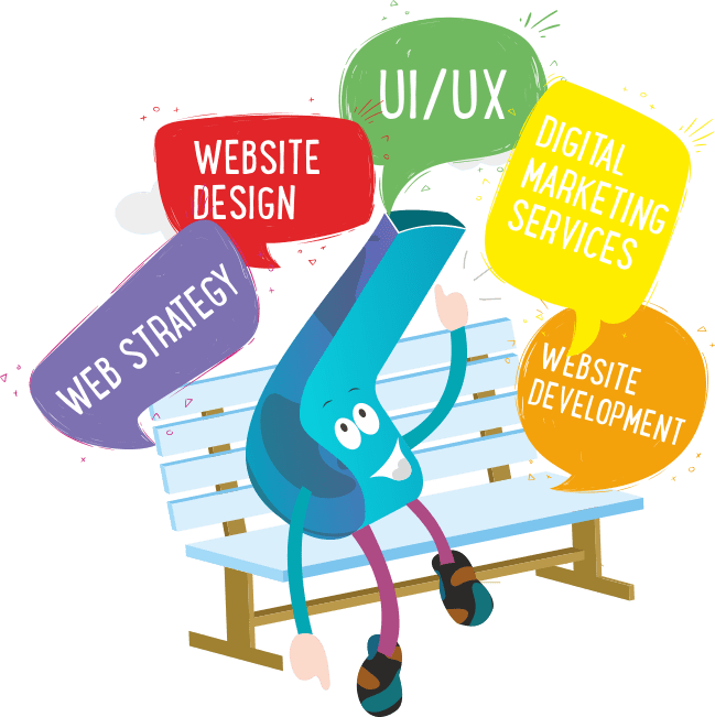 Creative Web Design And Custom Website Development - Illustration (649x651), Png Download